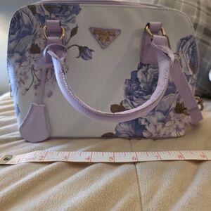 Lavender Floral Crossbody Bag